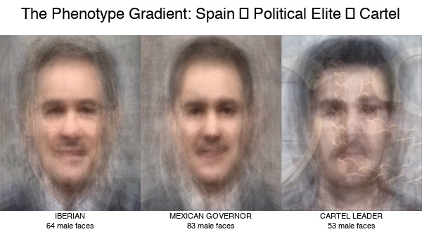 The Phenotype Gradient: Spain to Political Elite to Cartel