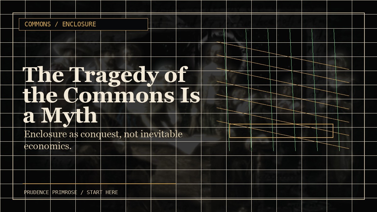 The Tragedy of the Commons Is a Myth visual card